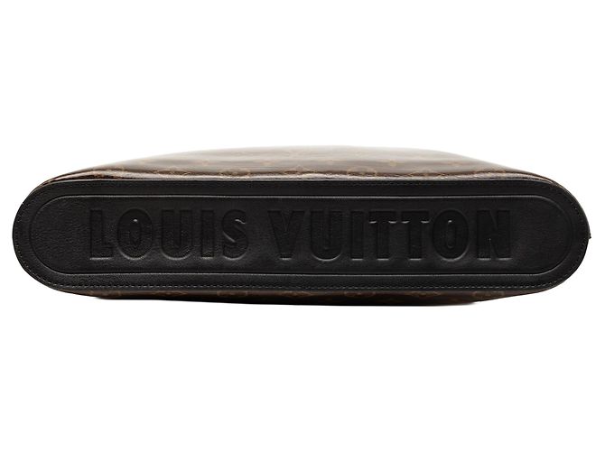 Clutch Louis Vuitton Monogram Glaze Cosmos Marrone - vista 3