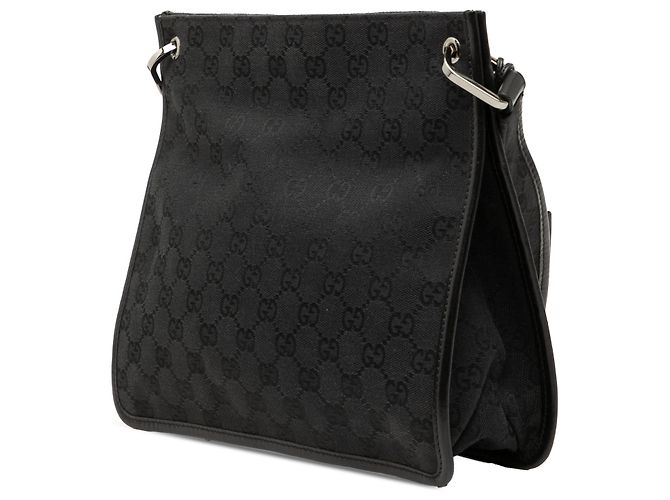 Borsa a tracolla Gucci GG Canvas nera Nero - vista 2