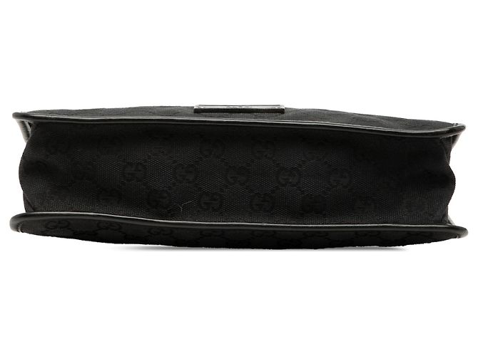 Borsa a tracolla Gucci GG Canvas nera Nero - vista 3