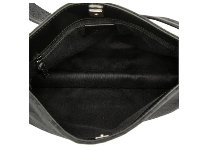 Borsa a tracolla Gucci GG Canvas nera Nero - vista 4