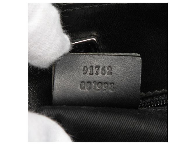 Borsa a tracolla Gucci GG Canvas nera Nero - vista 6