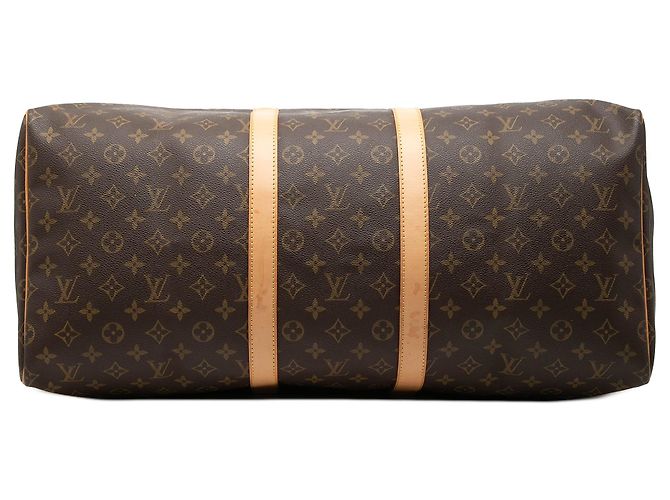 Borsa da viaggio Louis Vuitton Monogram Keepall 55 marrone - vista 3