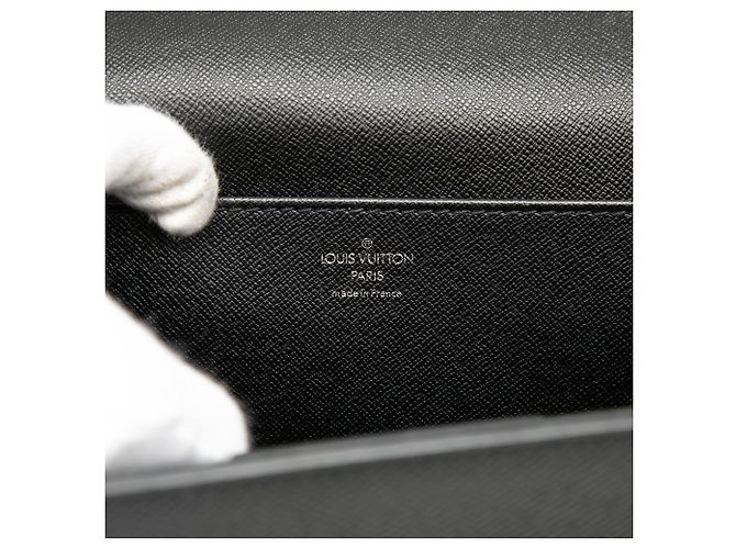 Borsa Business 2 Louis Vuitton Taiga Robusto 2 nera Nero - vista 5