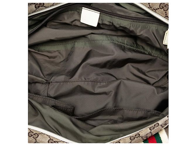 Tote Gucci GG Canvas Web beige - vista 4