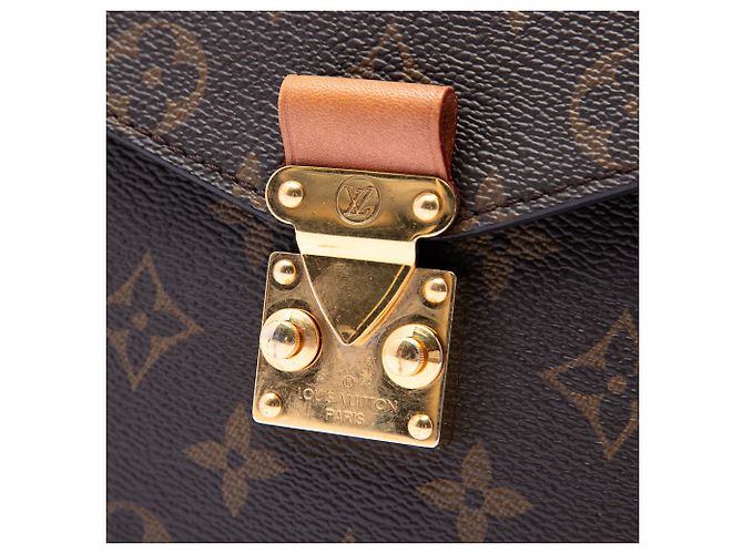 Borsa Louis Vuitton Monogram Pochette Metis marrone - vista 5