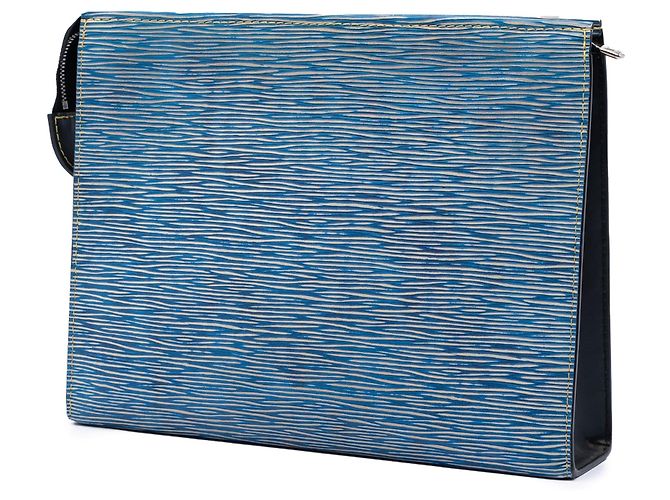 Necessaire e Clutch Bag 26 in Epi Denim blu Louis Vuitton - vista 2