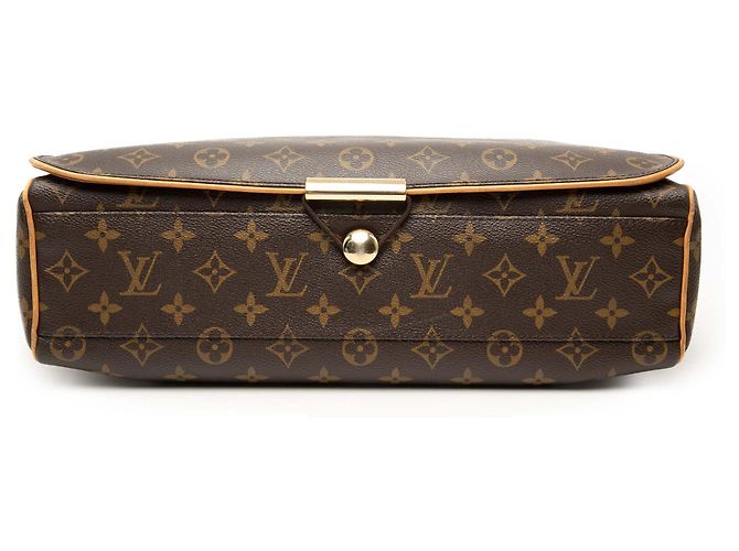 Borsa a tracolla Louis Vuitton Monogram Abbesses marrone - vista 3