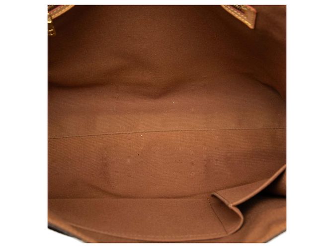Borsa a tracolla Louis Vuitton Monogram Abbesses marrone - vista 4