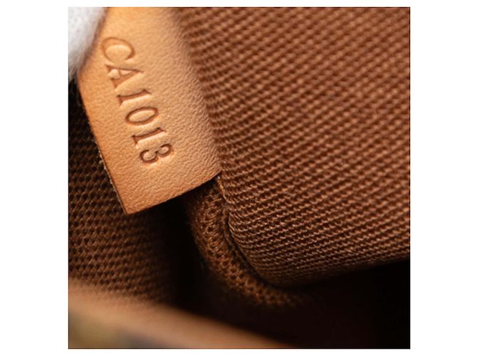 Borsa a tracolla Louis Vuitton Monogram Abbesses marrone - vista 6