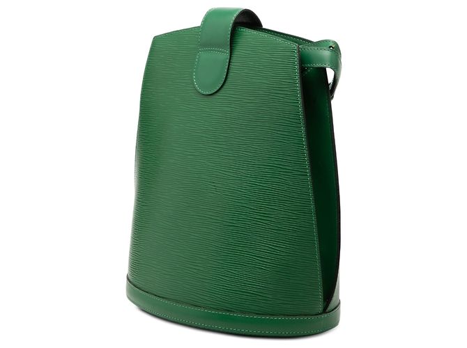 Borsa a tracolla Louis Vuitton Epi Cluny verde - vista 2