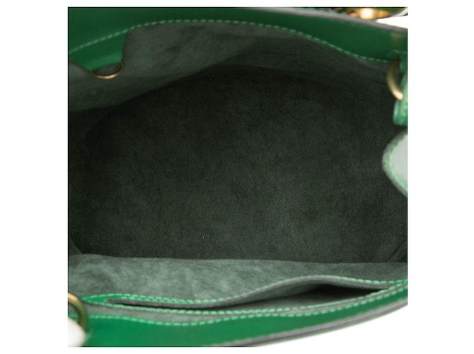 Borsa a tracolla Louis Vuitton Epi Cluny verde - vista 4