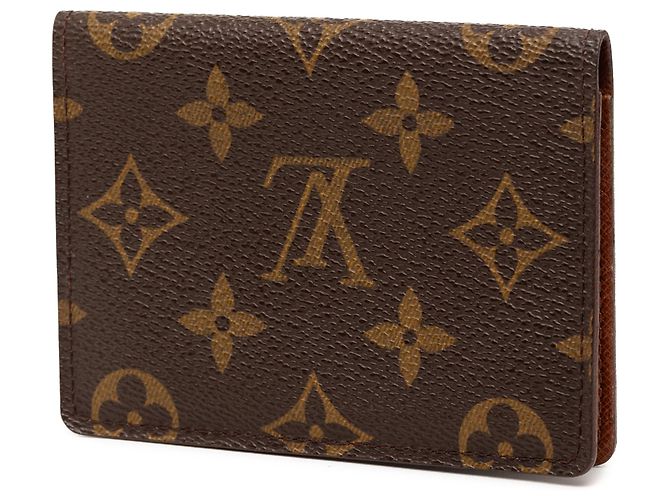 Tarjetero Monogram marrón Louis Vuitton Castaño - vista 2