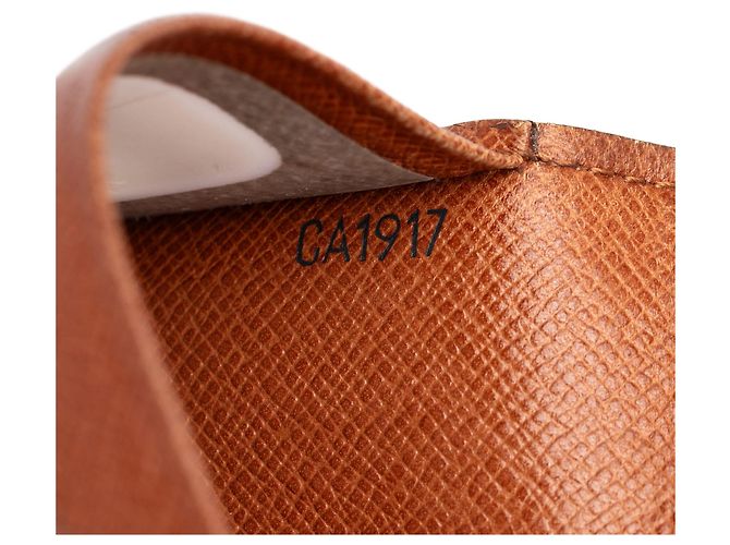 Tarjetero Monogram marrón Louis Vuitton Castaño - vista 5