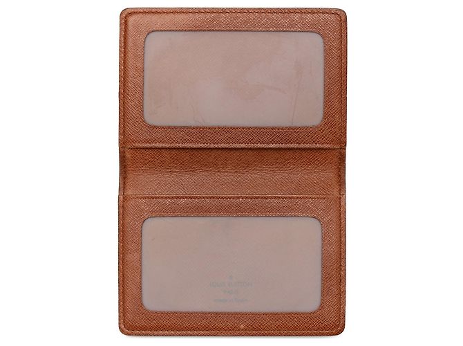 Tarjetero Monogram marrón Louis Vuitton Castaño - vista 6