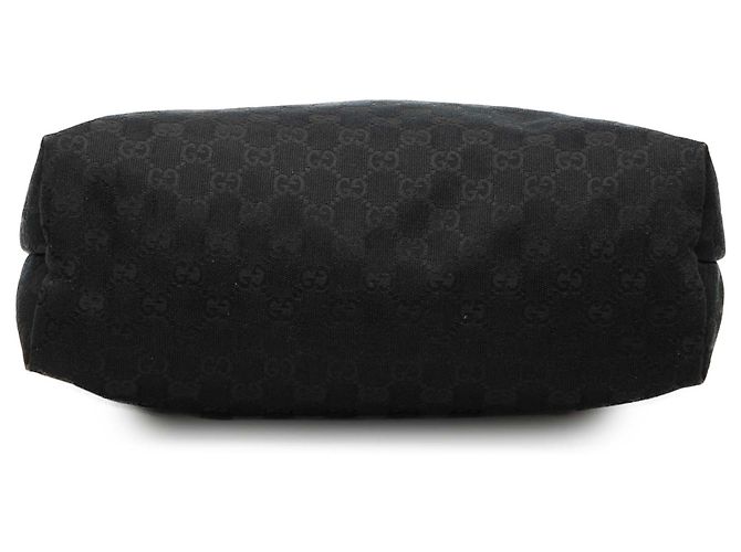 Borsa a tracolla Gucci GG Canvas Web nera Nero - vista 3