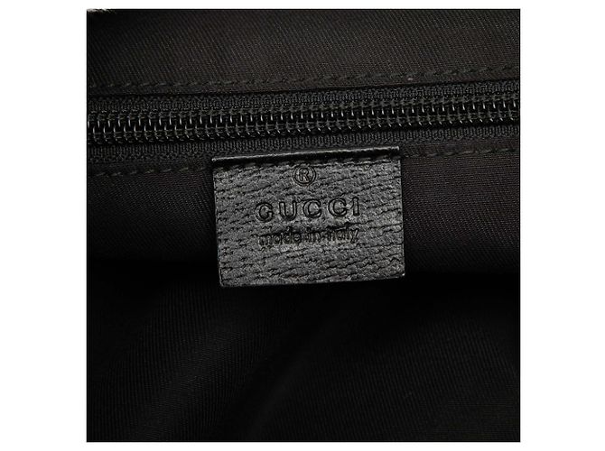 Borsa a tracolla Gucci GG Canvas Web nera Nero - vista 5
