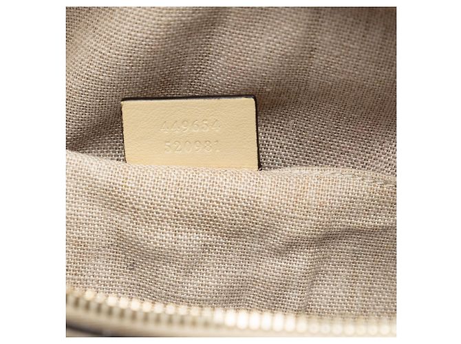Borsa Gucci Mini Microguccissima Dome bianca Bianco - vista 6