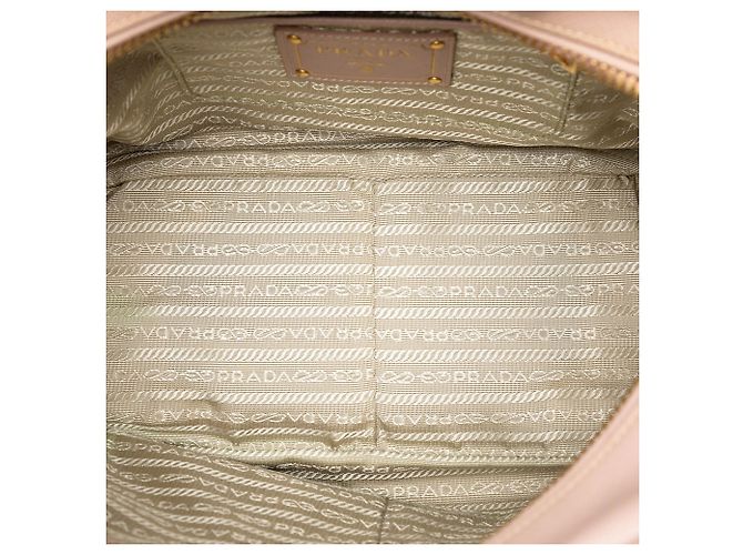 Borsa Bauletto Prada Small Saffiano Square Rosa - vista 4