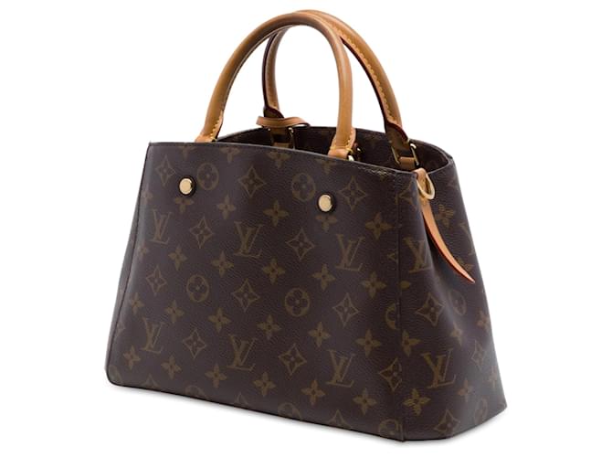 Borsa Louis Vuitton Monogram Montaigne BB marrone - vista 2