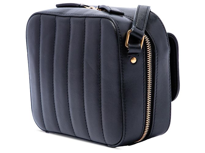 Borsa a tracolla Toy Quilted Lambskin Vicky nera di Saint Laurent Nero - vista 2