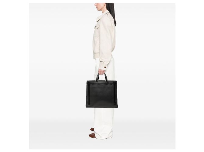 Borsa Business Louis Vuitton Taiga Kasbek GM Nera Nero - vista 6
