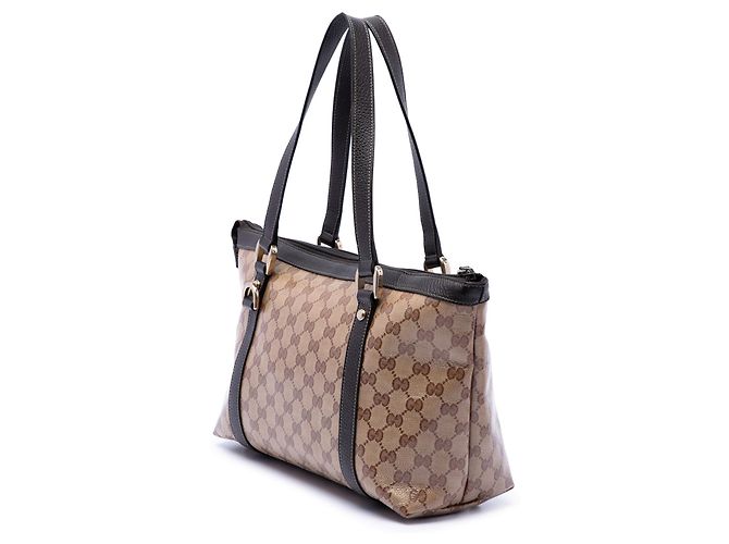 Tote Abbey GG Crystal D Ring beige Gucci - vista 2