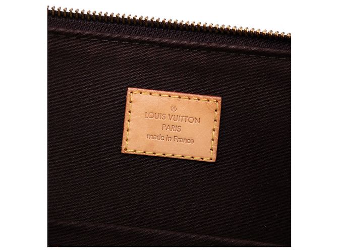 Borsa Tote Louis Vuitton Monogram Vernis Bellevue GM Viola Porpora - vista 5