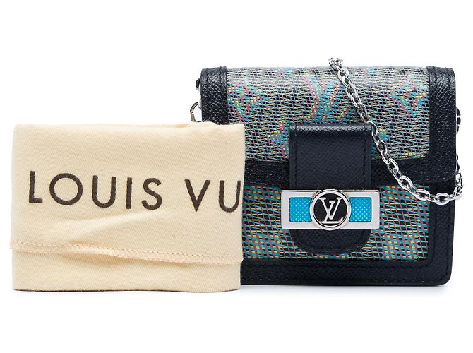 Bolsa tiracolo azul Louis Vuitton Monogram LV Pop Dauphine Bumbag BB - vista 6