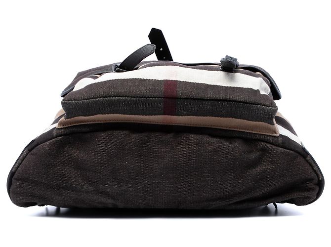 Zaino Korbin in tela Mega Check marrone Burberry - vista 3
