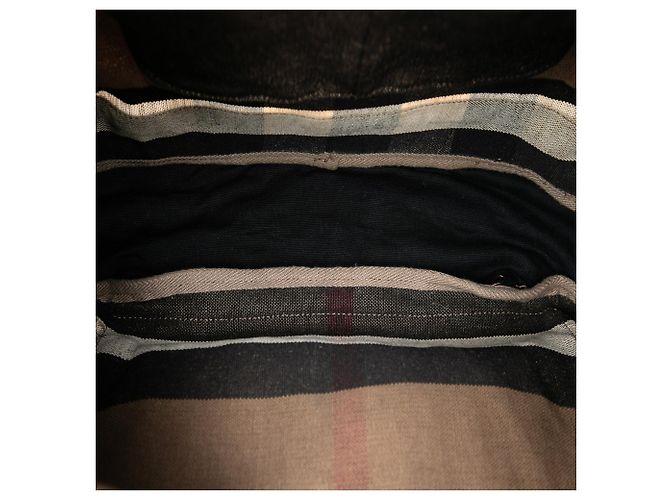 Zaino Korbin in tela Mega Check marrone Burberry - vista 4