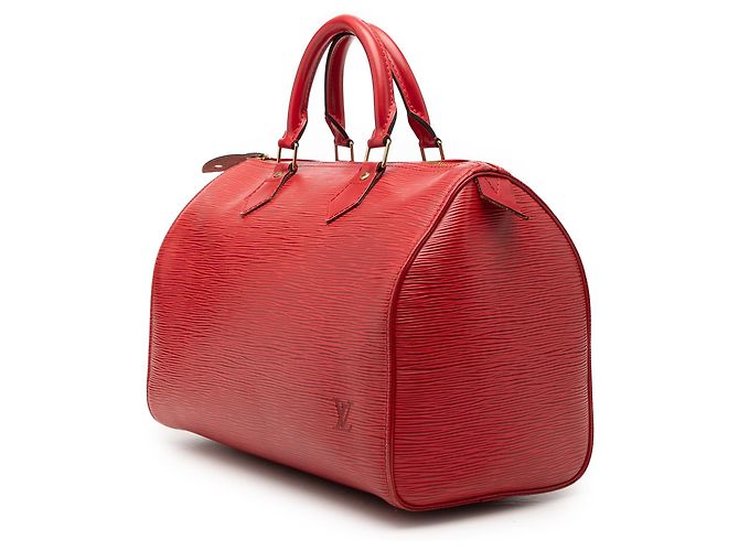 Borsa Boston Louis Vuitton Epi Speedy 30 rossa Rosso - vista 2