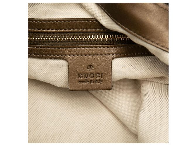 Borsa a tracolla Gucci GG Lurex Heart Bit marrone - vista 5