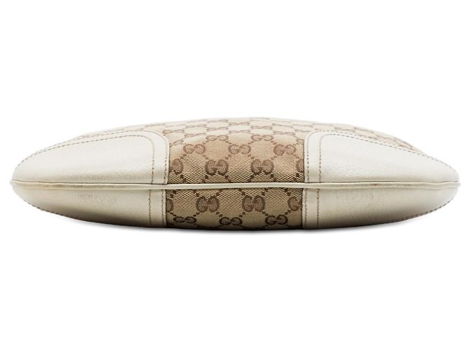 Borsa a tracolla Gucci GG Canvas Web Princy beige - vista 3