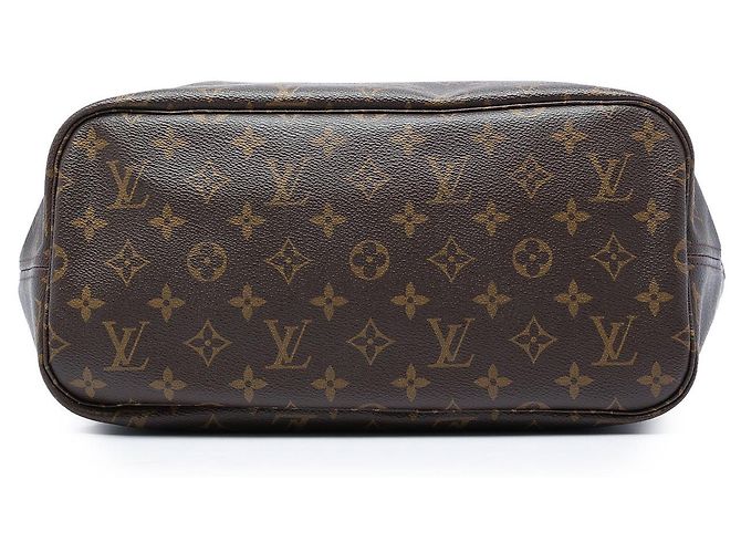 Borsa Tote Louis Vuitton Monogram Neverfull MM marrone - vista 3