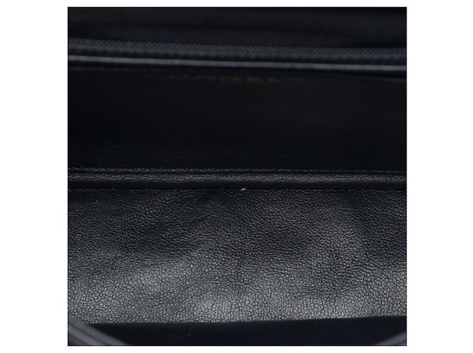 Borsa a tracolla Chanel Medium Classic Lambskin Valentines Heart Charms Single Flap nera Nero - vista 4