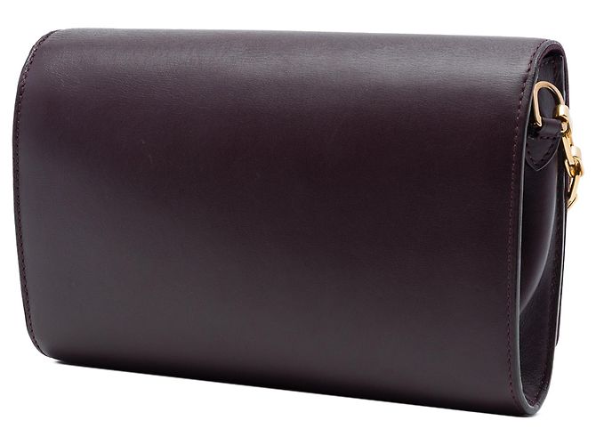 Borsa a tracolla Louis Vuitton Louise Chain GM in pelle viola Porpora - vista 2