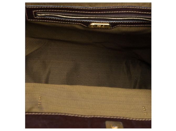 Tote in tela Zucca marrone Fendi - vista 4