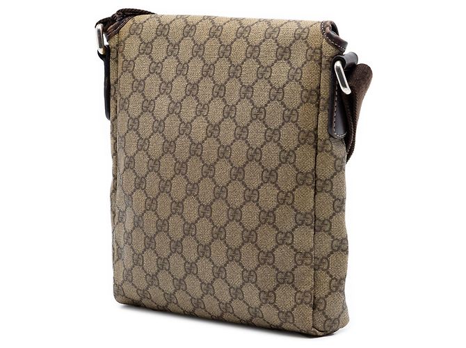 Borsa a tracolla Gucci GG Supreme beige - vista 2