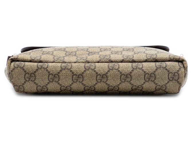 Borsa a tracolla Gucci GG Supreme beige - vista 3