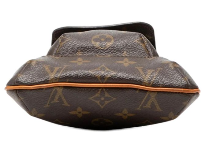 Clutch Louis Vuitton Monogram Partition marrone - vista 3