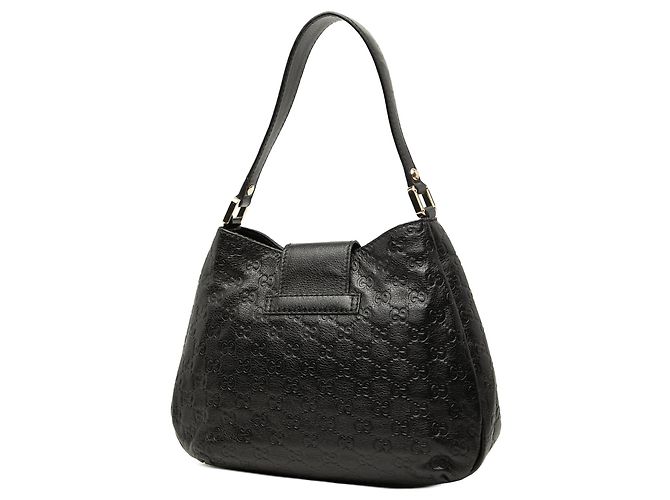 Borsa a tracolla da donna Gucci Medium Guccissima New nera Nero - vista 2