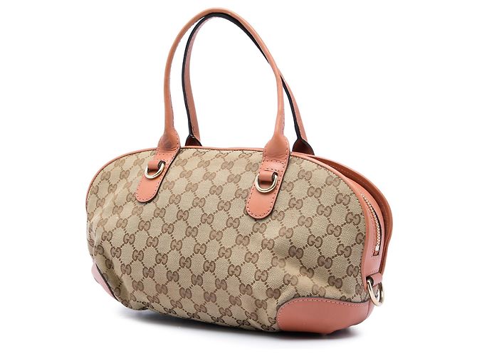 Borsa Gucci GG Canvas Heart Bit Beige - vista 2