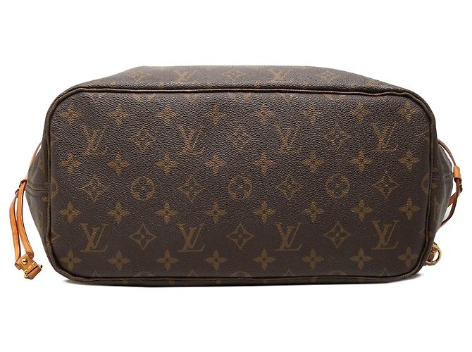 Borsa Tote Louis Vuitton Monogram Neverfull MM marrone - vista 3