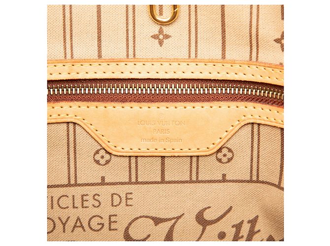 Borsa Tote Louis Vuitton Monogram Neverfull MM marrone - vista 5