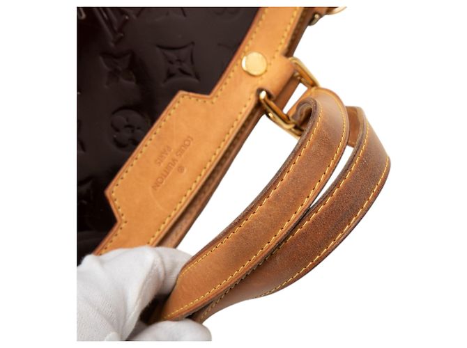 Bolso Louis Vuitton Monogram Vernis Brea GM morado Púrpura - vista 6