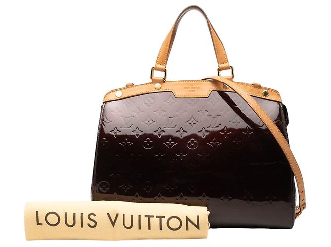 Bolso Louis Vuitton Monogram Vernis Brea GM morado Púrpura - vista 8
