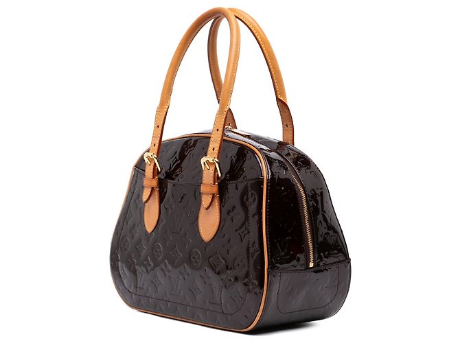 Borsa Louis Vuitton Monogram Vernis Summit Drive viola Porpora - vista 2