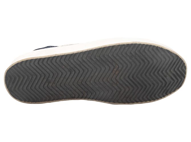 Glitzer-Plateau-Sneaker Low-Top Navy & Multicolor Golden Goose Größe 8 - Ansicht 5