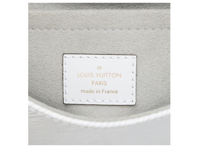 Borsa Louis Vuitton Epi Locky BB bianca Bianco - vista 5