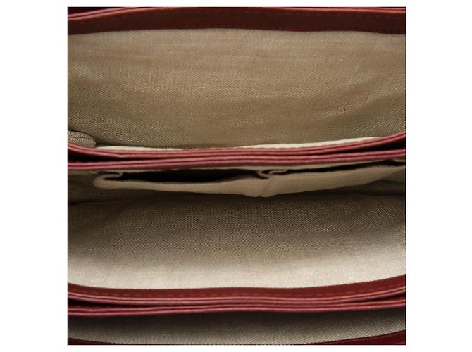 Borsa a tracolla Gucci GG Canvas Marrakech rossa Rosso - vista 4